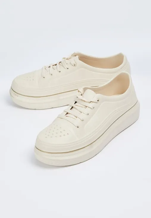 White & Pink Heart Sneakers – Sweet Style with Everyday Comfort - Image 3