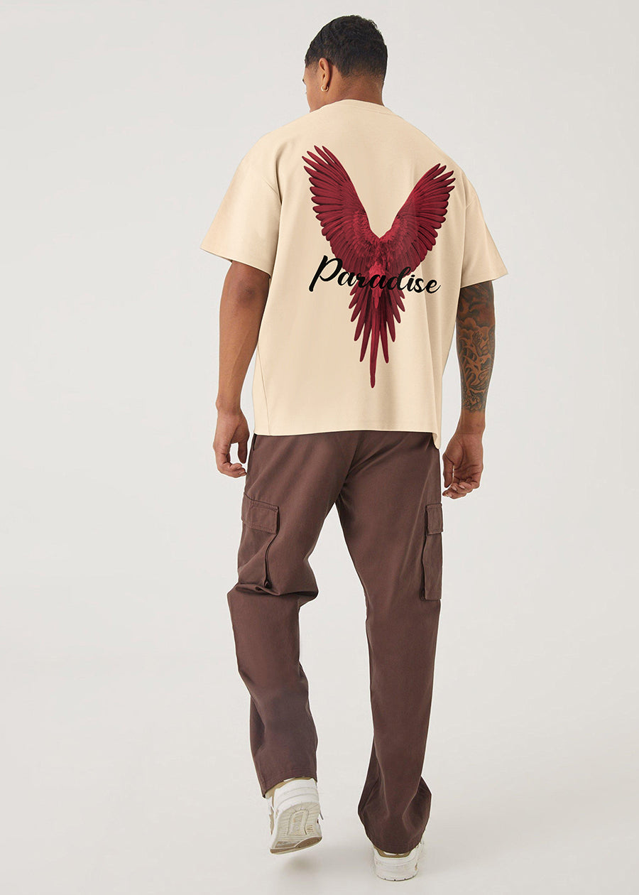 Paradise Men Oversized Printed T-Shirt - Image 5