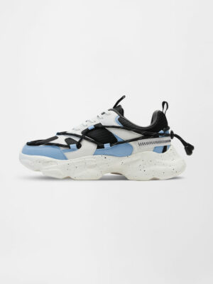 Souled: Swift Blue Men Low Top Sneakers