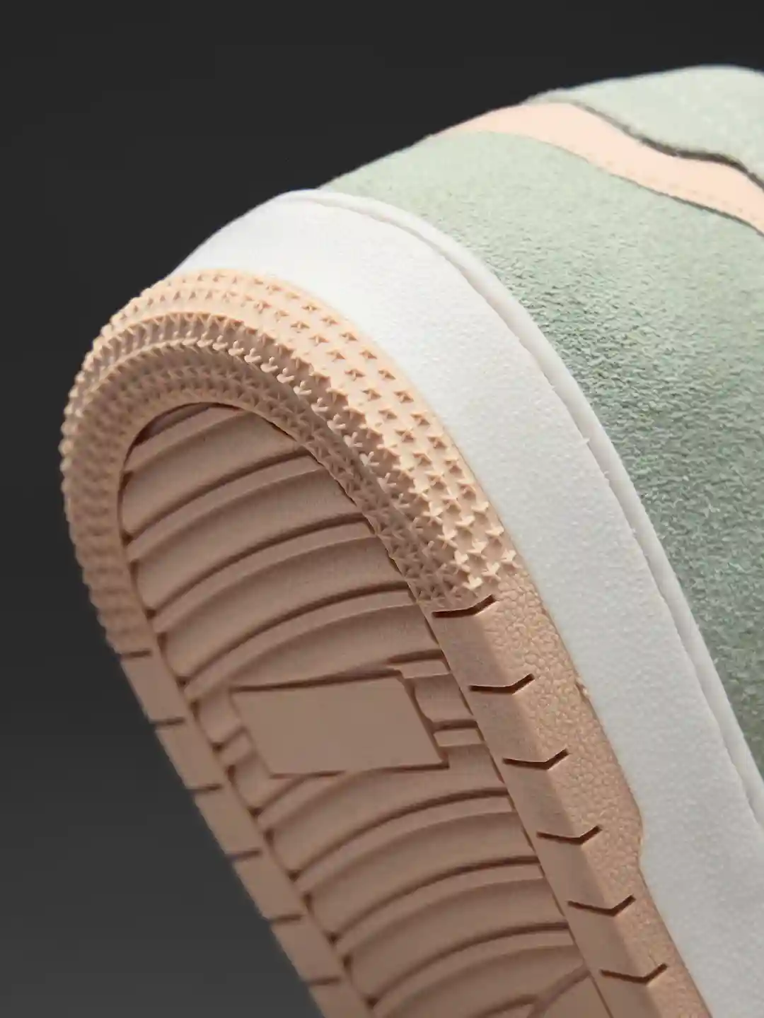 Girls' Soft Green & Peach Sneakers – Whimsical Style with Everyday Comfort - Image 5