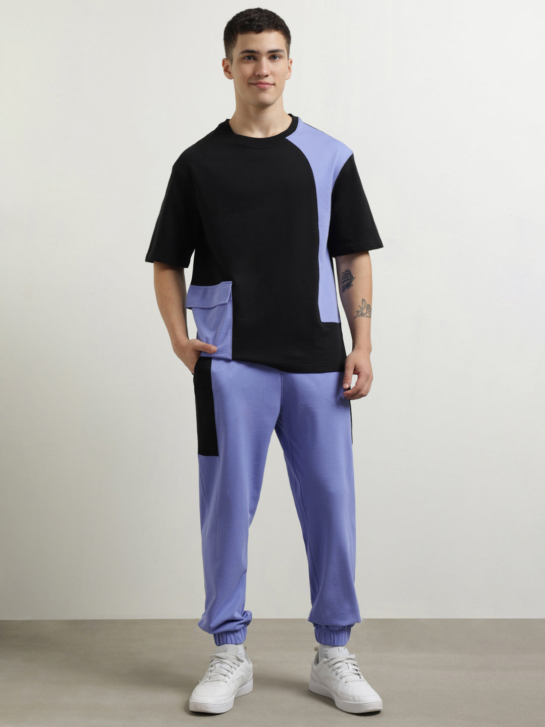 Oversized Martin Colorblocked Co-ord Set - Image 5