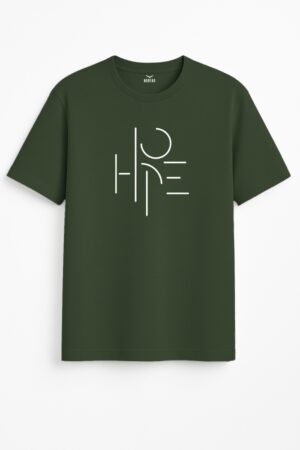 Hope Classic Fit Green T-Shirt