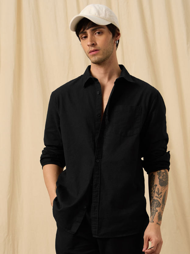 Cotton Linen Set: Black - Image 5