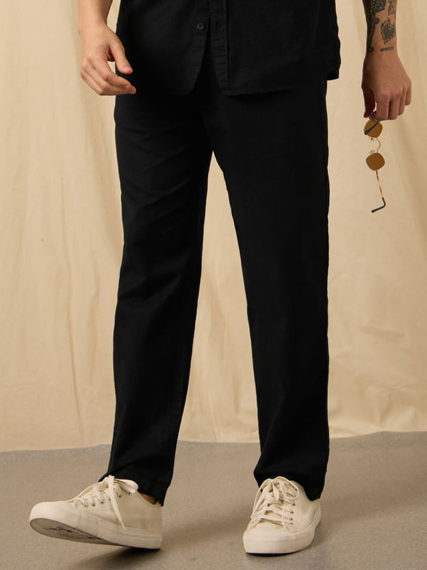 Cotton Linen Set: Black - Image 3