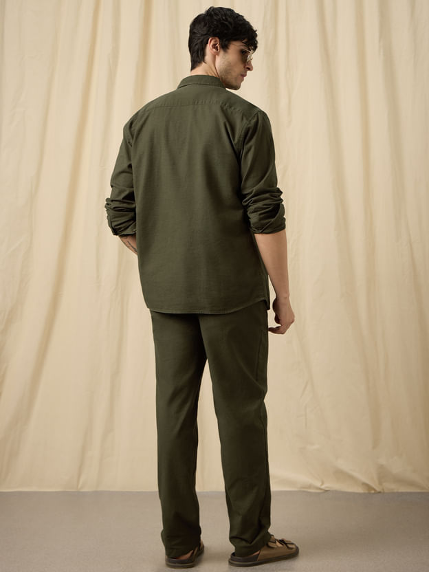 Cotton Linen Set: Olive - Image 4