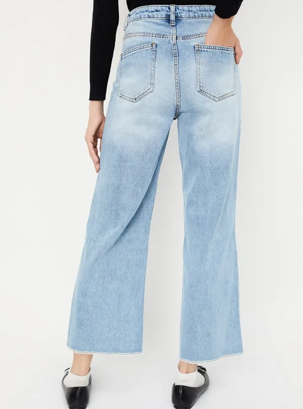 Light Blue Distressed Jeans – High-ROI Streetwear for the US Fashion Market - Image 2