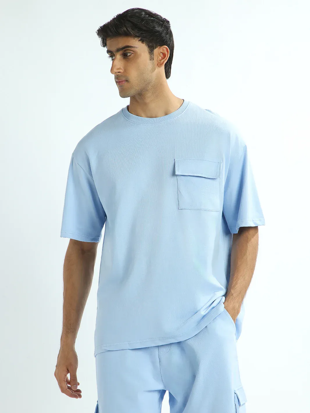 Skyline Cargo Co-ord Set –T-shirt & Utility Shorts - Image 4