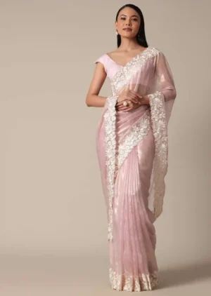 Ivory Reserve White & Gold Heritage Saree