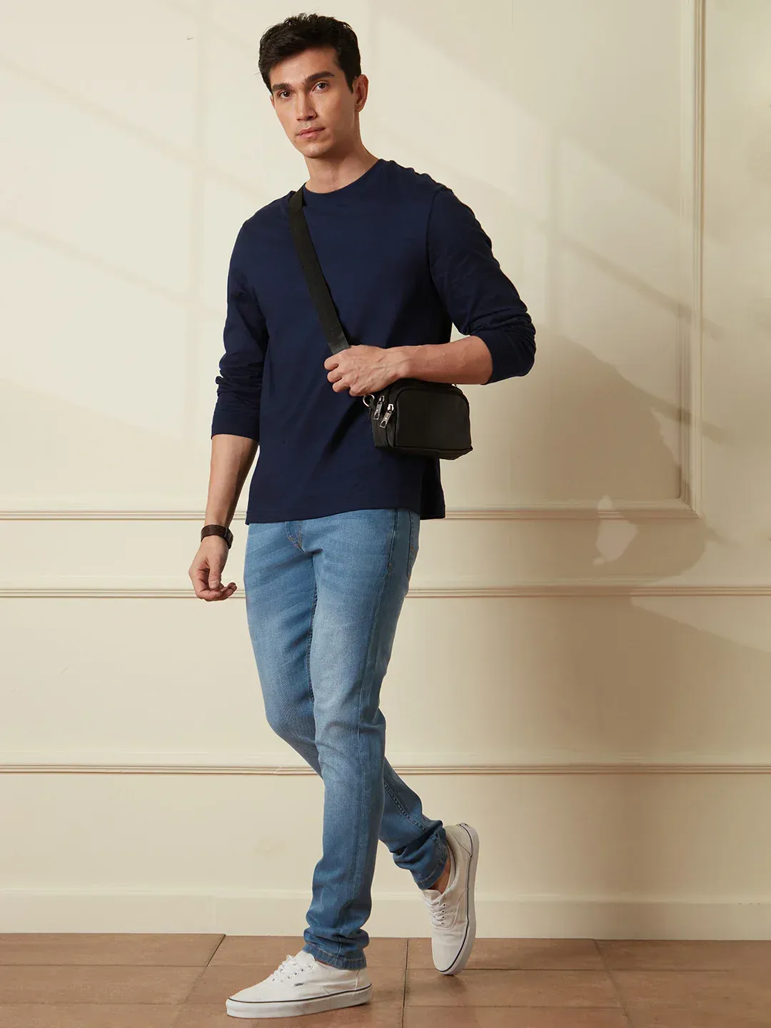 Light Blue Slim Fit Jeans - Image 2
