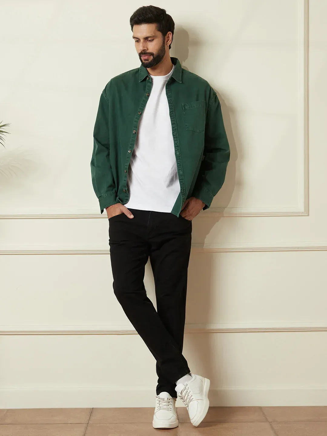 Essential Black Slim-Fit Stretch Jeans - Image 2