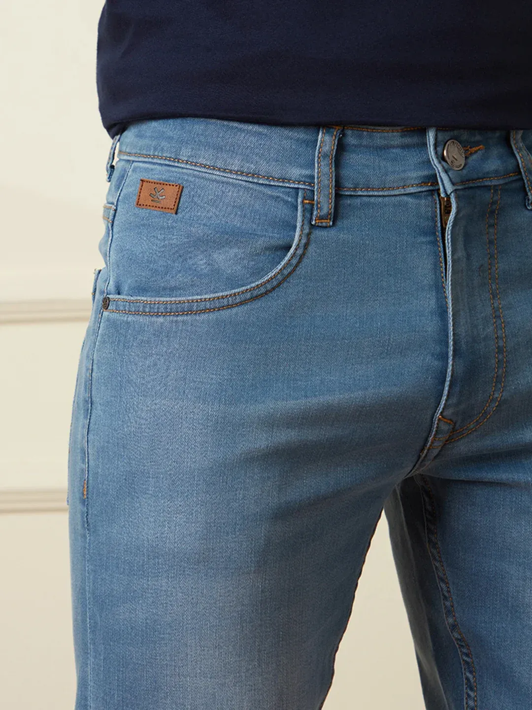 Light Blue Slim Fit Jeans - Image 6