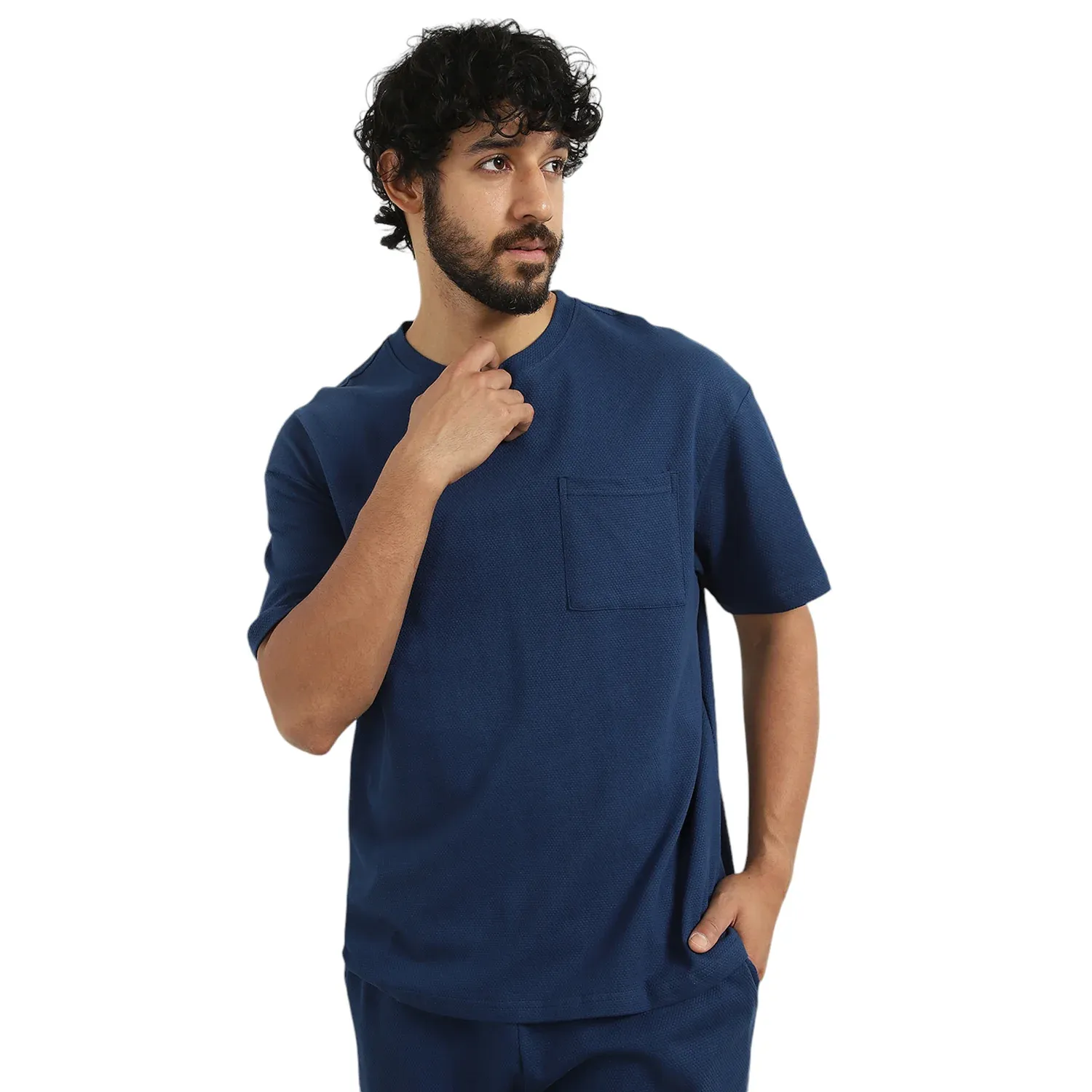 Navy Breeze Casual Co-ord Set - Image 4