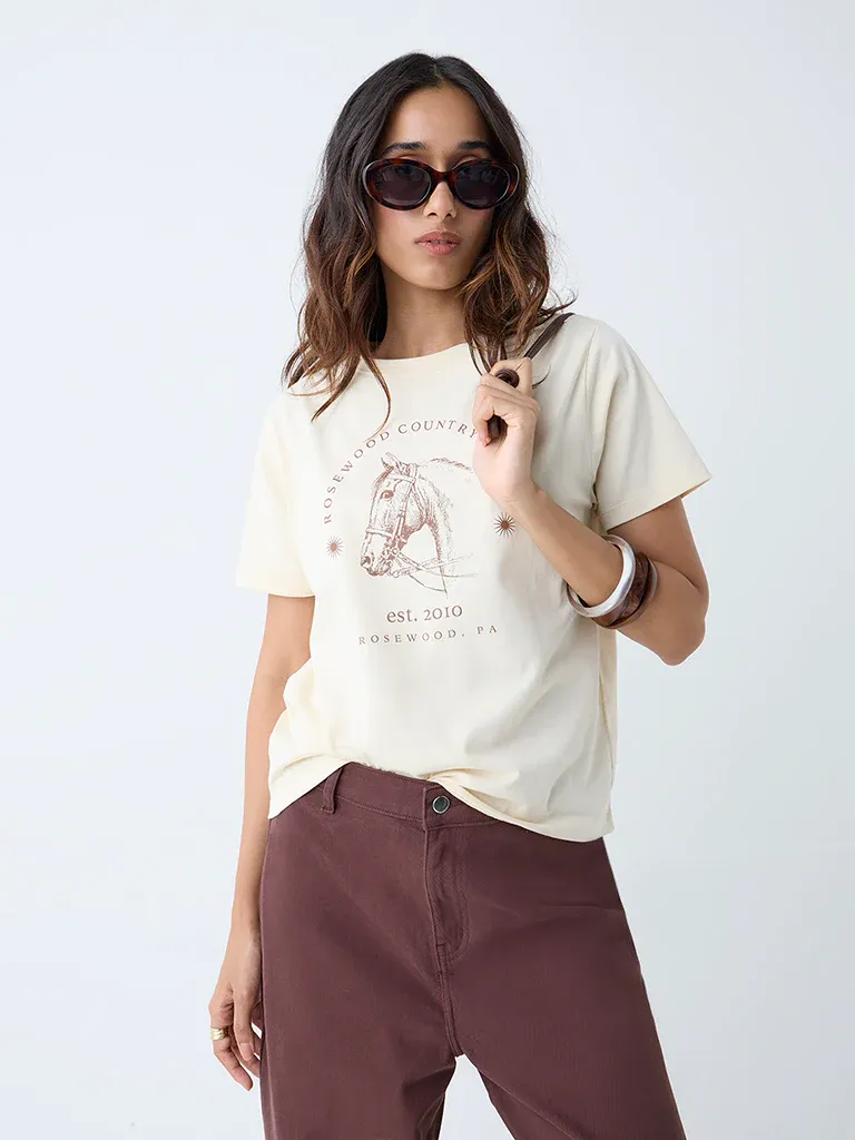 Women’s Rosewood Country Rodeo Graphic T-Shirt - Image 4