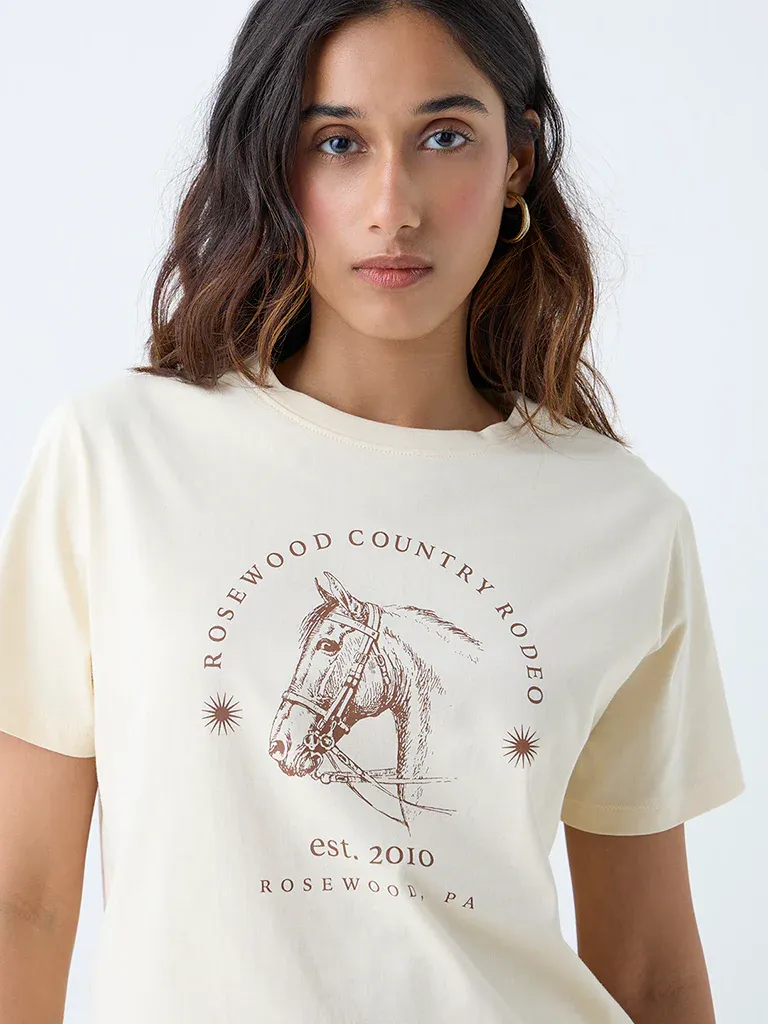 Women’s Rosewood Country Rodeo Graphic T-Shirt - Image 3