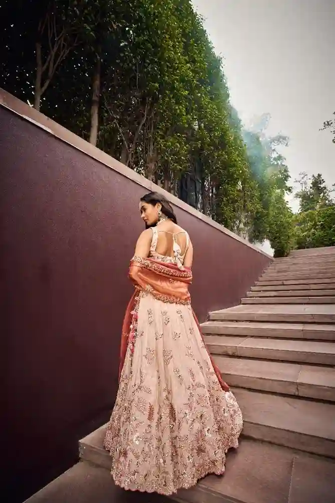 Viscose Embroidered Lehenga Choli - Image 6