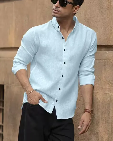 Coffee Brown Textured Slim Fit Casual Shirt – Effortless Urban Sophistication - Image 5