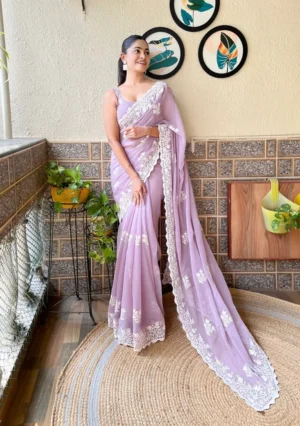 Pink Embroidered Lehenga Choli with Mint Green Dupatta