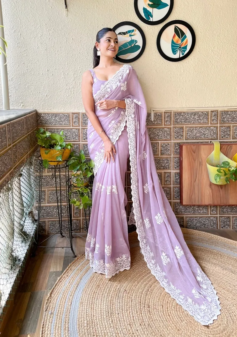 Pink Embroidered Lehenga Choli with Mint Green Dupatta