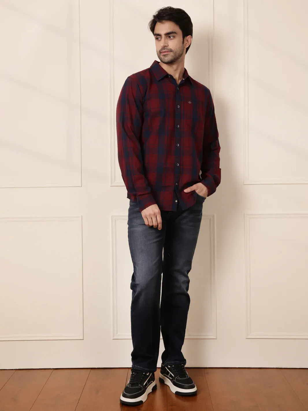 Dark Blue Slim-Fit Jeans - Image 2