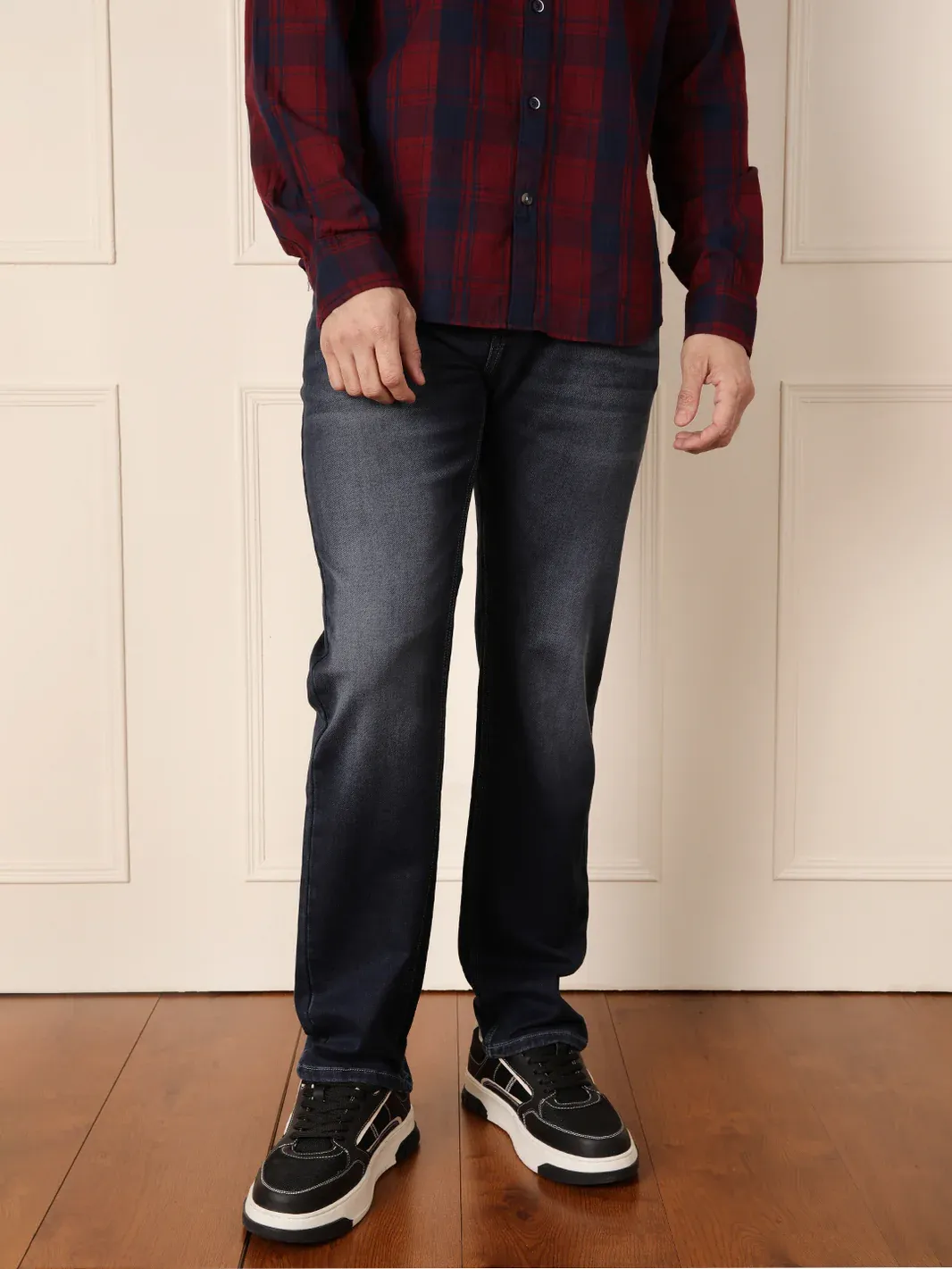 Dark Blue Slim-Fit Jeans - Image 6