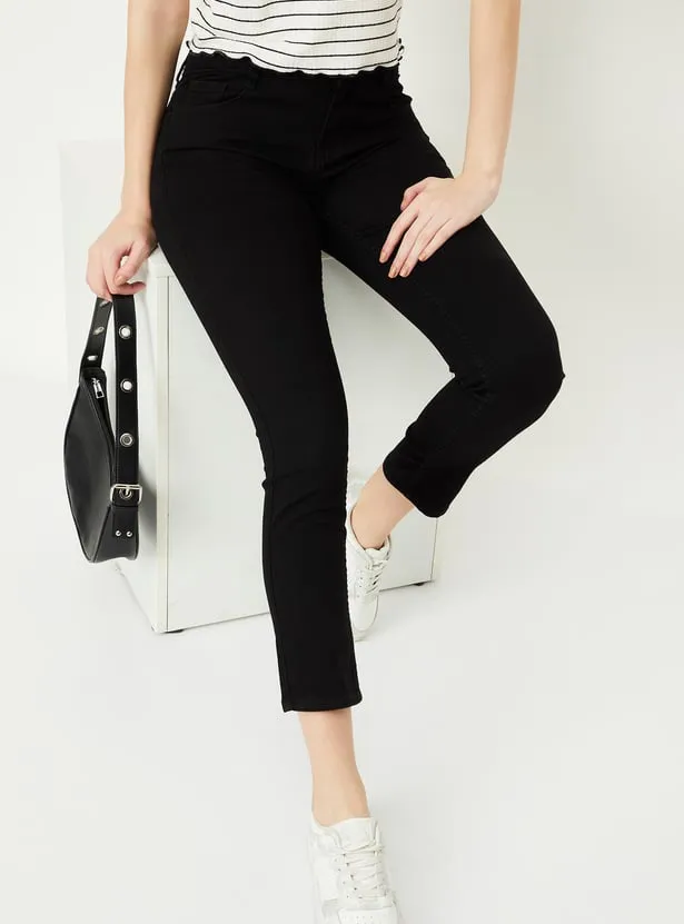 US Trend Black Slim-Fit Ankle Jeans – Smart Wardrobe Investment for Everyday Fashion Trade - Image 4