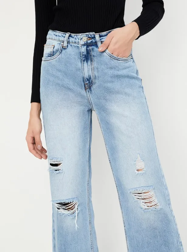 Light Blue Distressed Jeans – High-ROI Streetwear for the US Fashion Market - Image 4