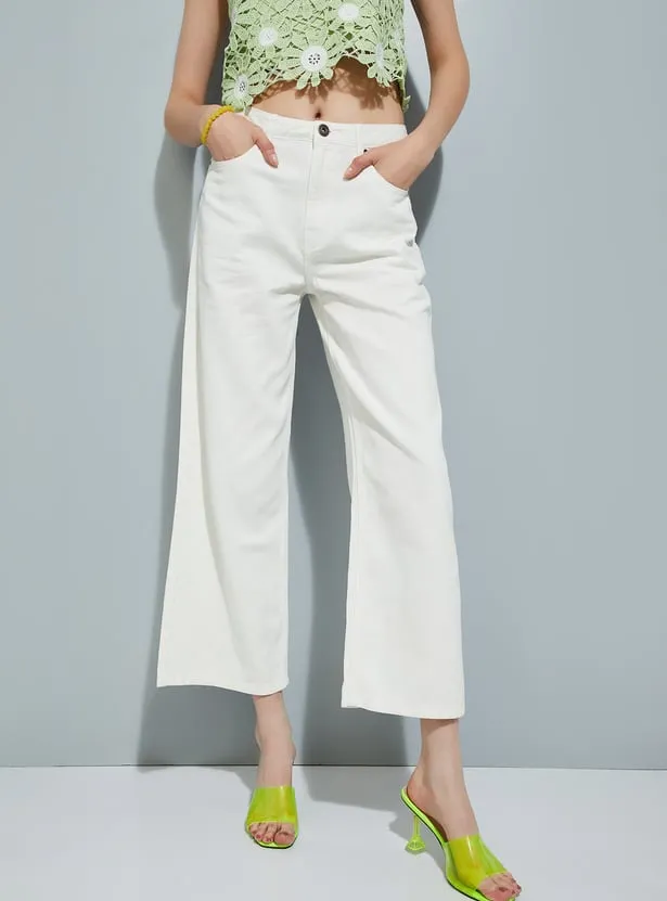 US Trend Ecru Wide-Leg Women’s Trousers – Minimal Luxe Fashion for Smart Wardrobe Investment - Image 3