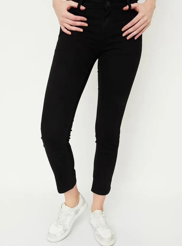 US Trend Black Slim-Fit Ankle Jeans – Smart Wardrobe Investment for Everyday Fashion Trade - Image 3