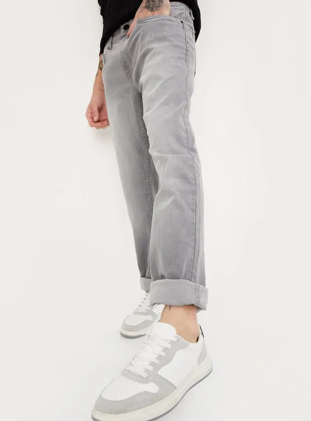 Silver Ledger – Premium Grey Tapered Jeans - Image 2