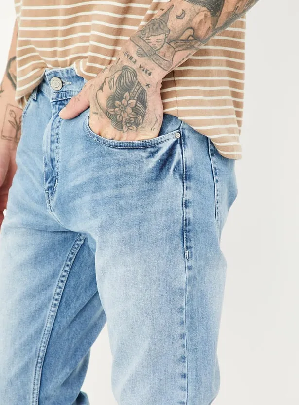 Coastal Ledger – Premium Light Wash Slim Jeans - Image 2