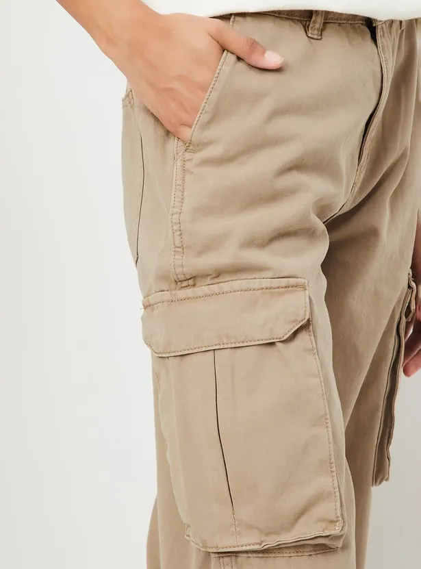 US Trend Light Brown Wide-Leg Cargo Pants – Street Utility Fashion for Smart Wardrobe Trade - Image 4