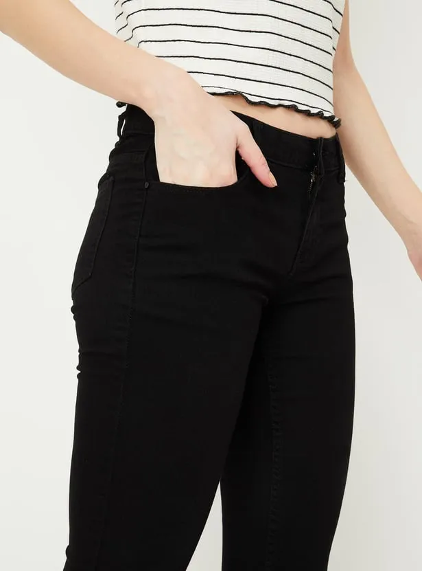 US Trend Black Slim-Fit Ankle Jeans – Smart Wardrobe Investment for Everyday Fashion Trade - Image 2