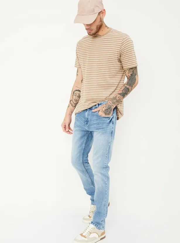 Coastal Ledger – Premium Light Wash Slim Jeans - Image 3