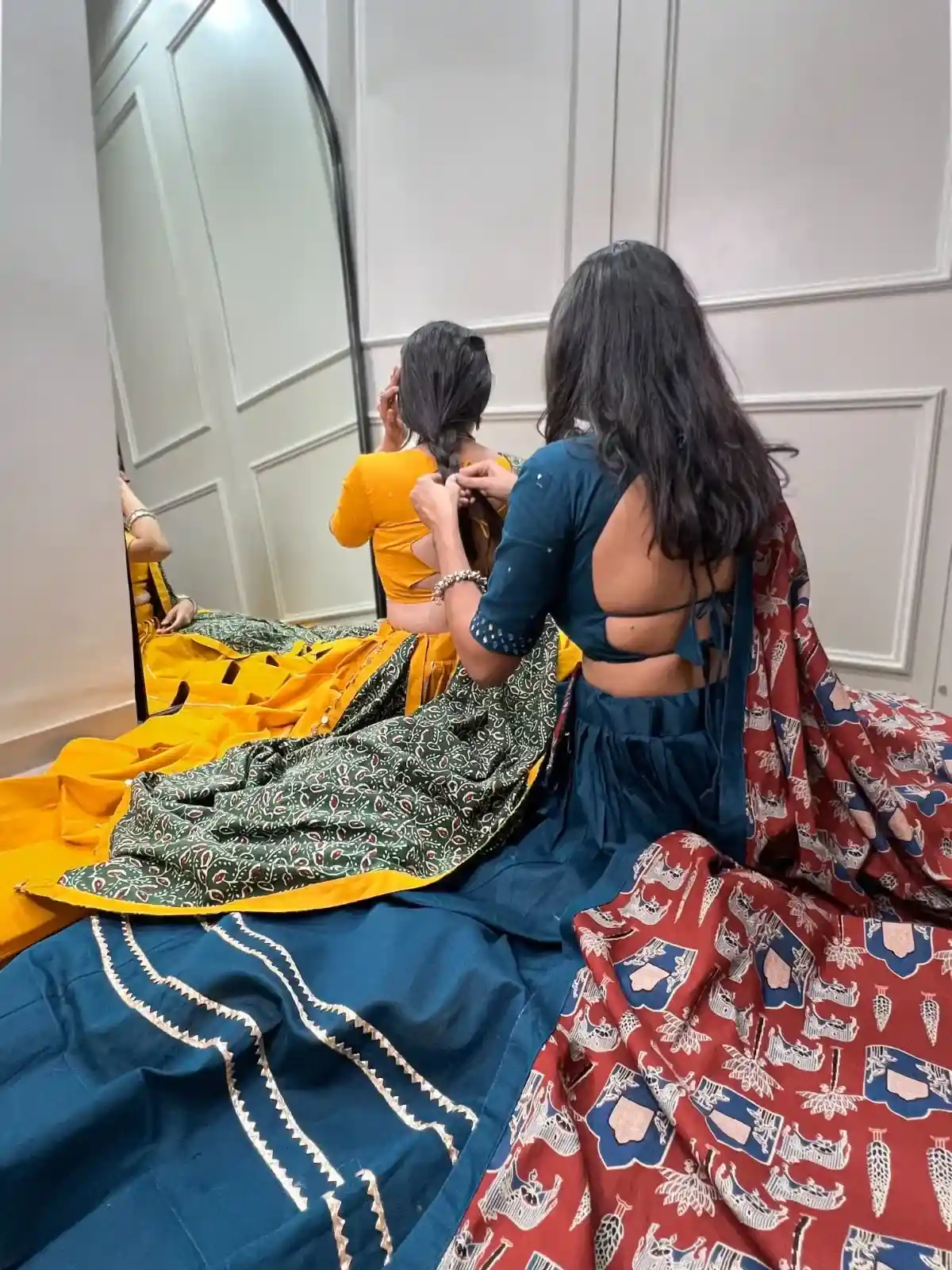 Golden Trade Mustard Chaniya Choli – Heritage with Global Edge - Image 4