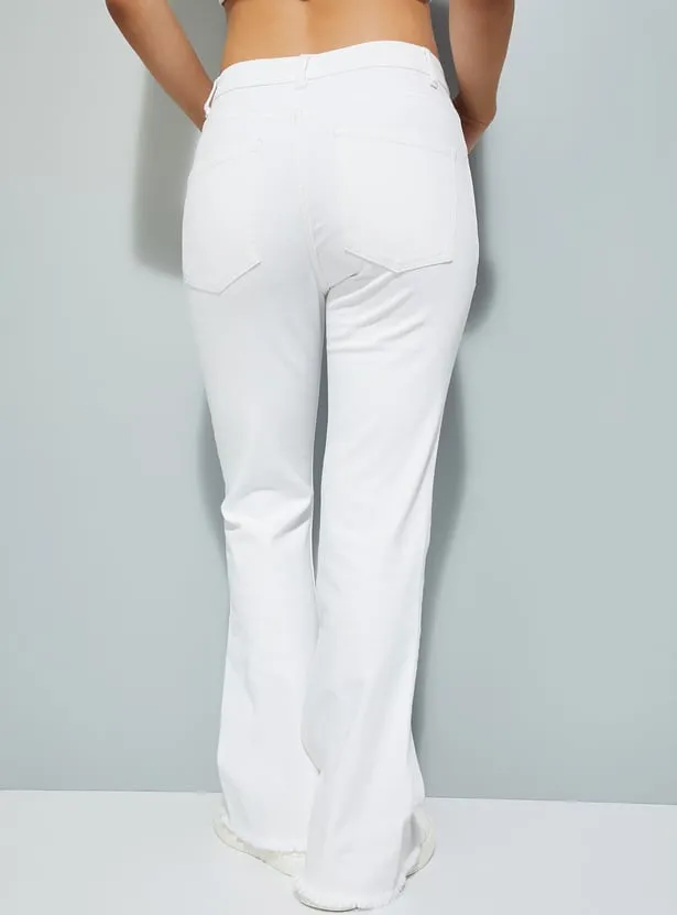 White Bootcut Jeans – Premium Wardrobe Asset for Smart Fashion Trade - Image 3