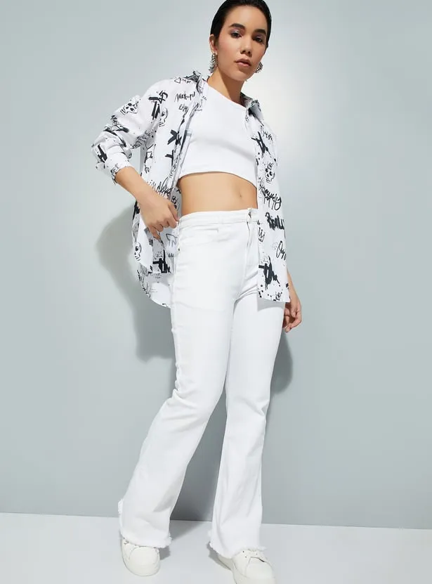 White Bootcut Jeans – Premium Wardrobe Asset for Smart Fashion Trade