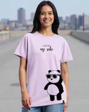 Panda Graphic T-Shirt – Cool, Confident & Comfy!