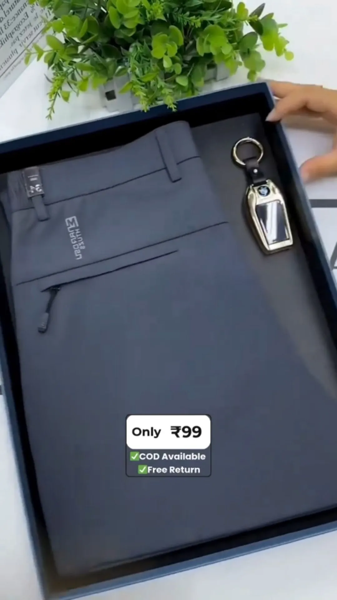 Urban Steel Grey Formal Trousers – Refined Everyday Performance