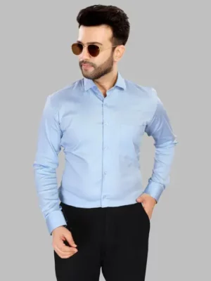 SkyEdge Slim-Fit Formal Shirt – Sharp Look, Confident Style
