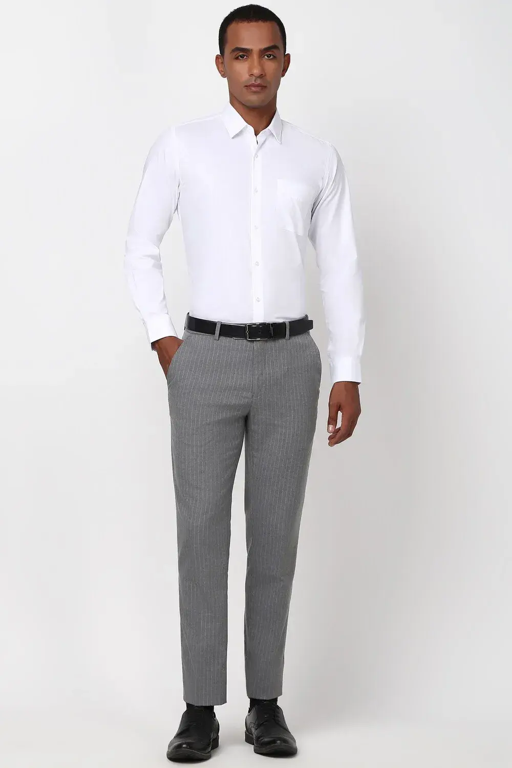 Elite White Formal Shirt – Crisp. Clean. Powerful.