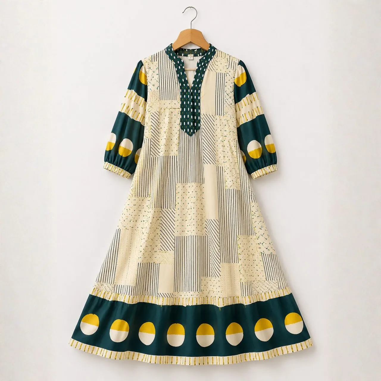 Women’s Printed Anarkali Maxi Dress | Ethnic Cotton Blend Long Kurti Gown | Festive & Casual Wear Collection